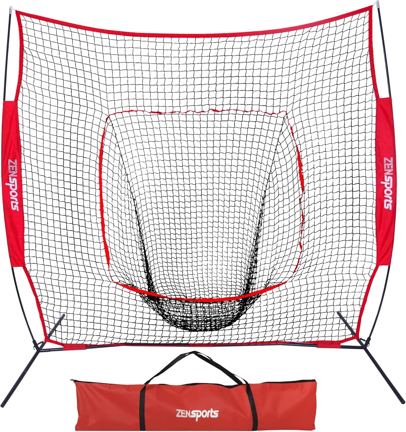 7ft 7in Baseball Softball Practice Net for Training and Coaching