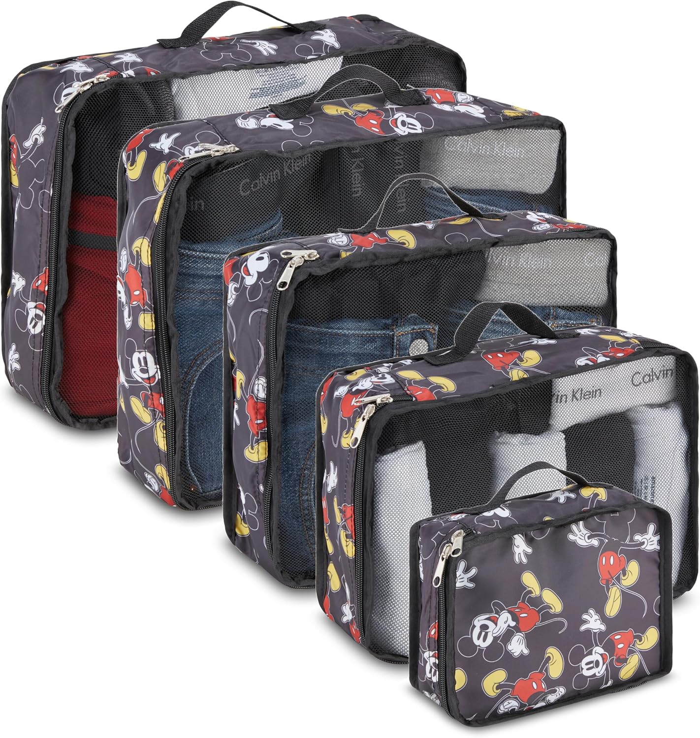 Disney Packing Cubes Set - Mickey, Minnie, Pooh & More
