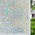 Stained Glass Window Privacy Film 3D Rainbow - Privacy & UV Control