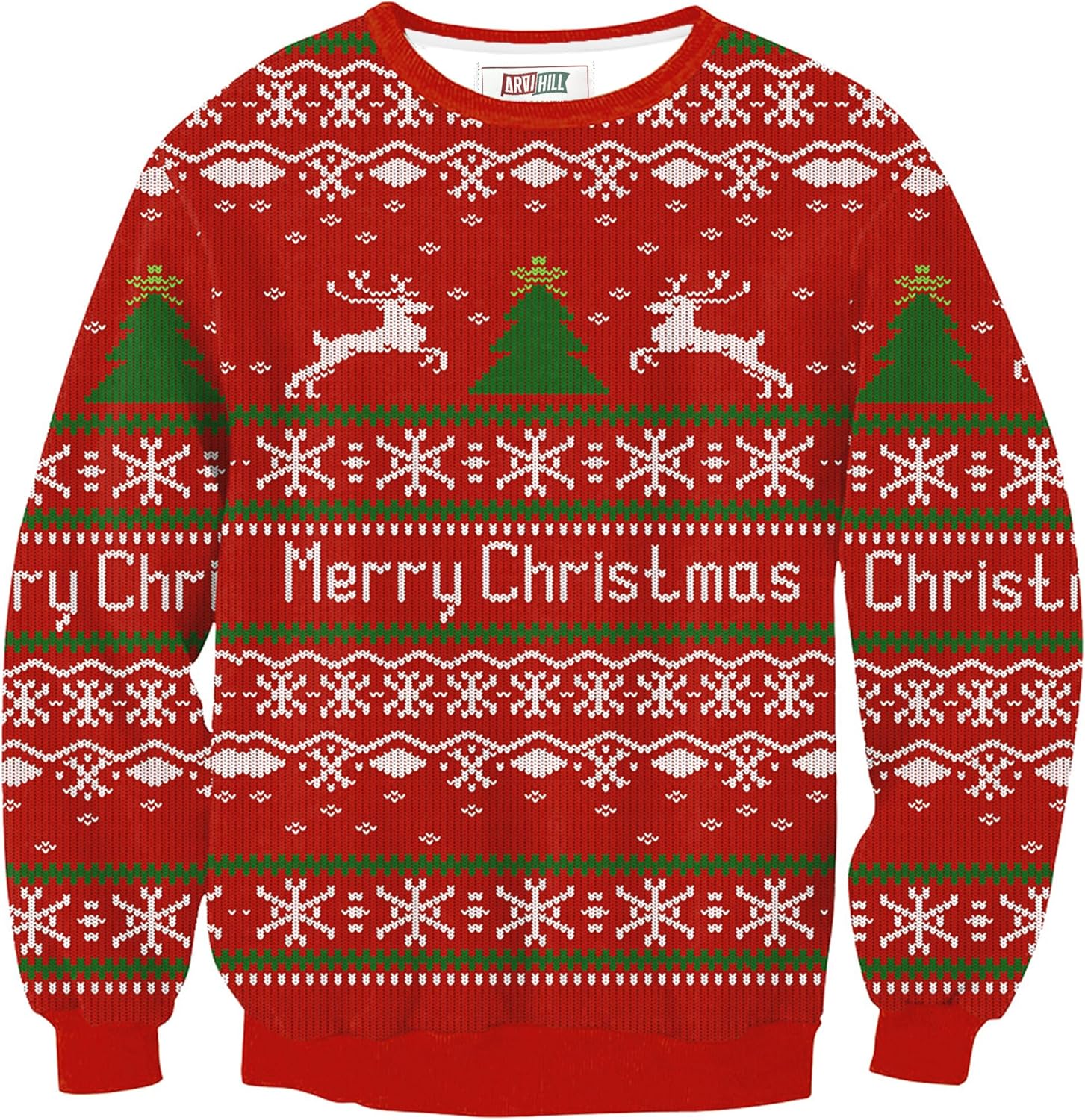 Arvilhill Men's Ugly Christmas Sweatshirt for Holiday Fun