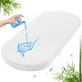Baby Bassinet Mattress Pad with Waterproof Bamboo Cover