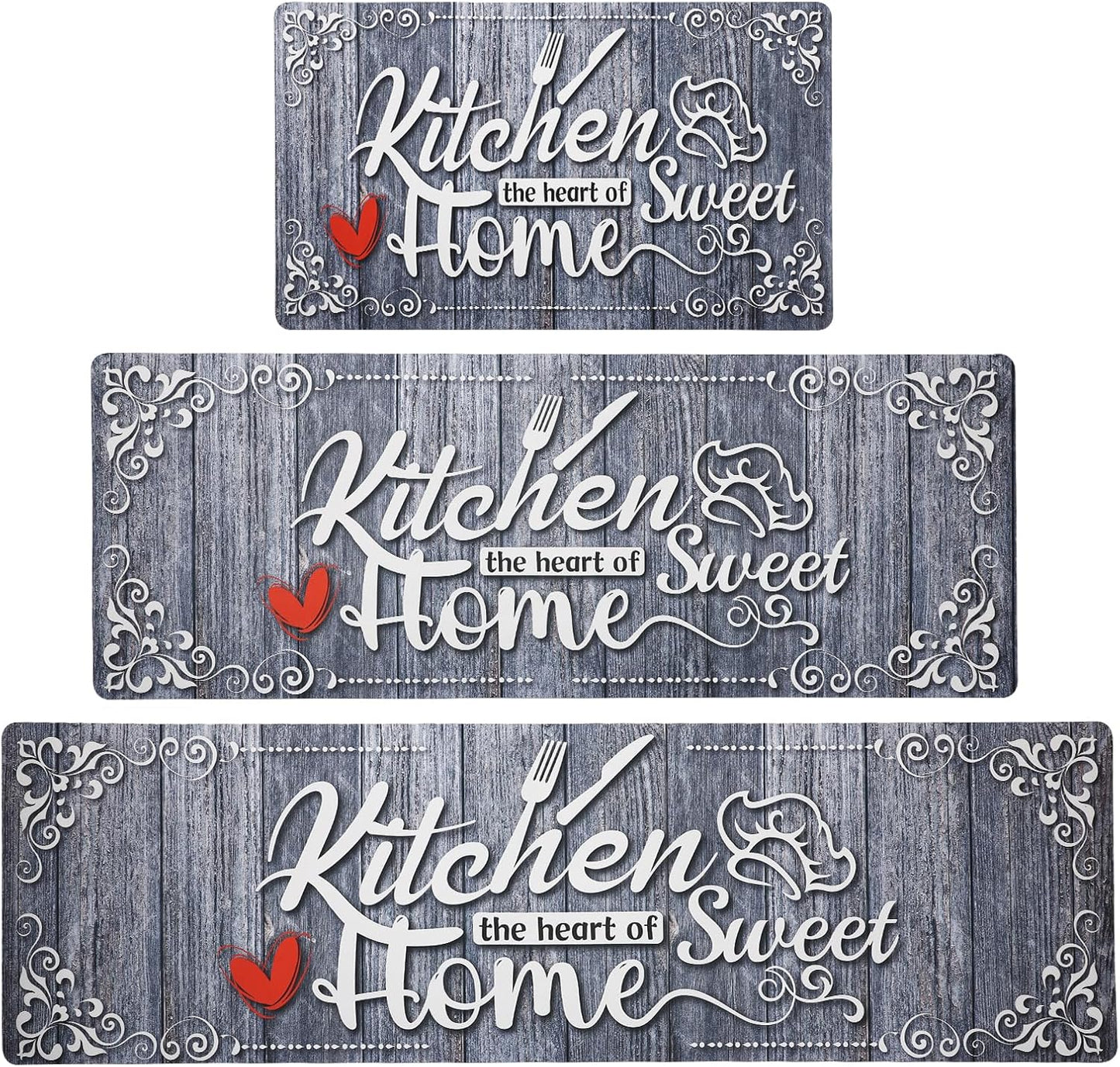 Kitchen Runner Rugs Set of 3 for Comfort and Style in Your Home