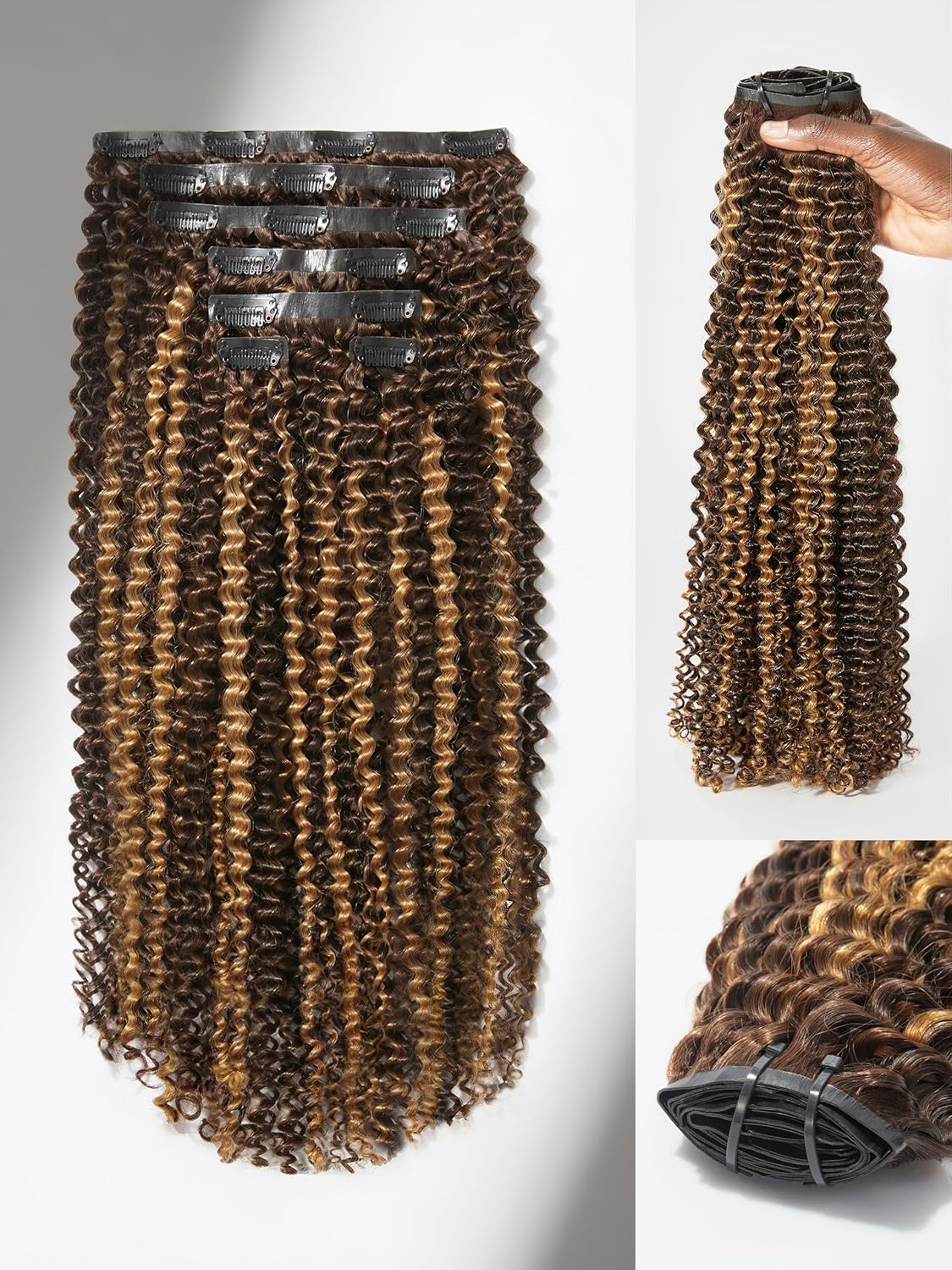 LUVME Clip in Hair Extensions for Effortless Style and Volume