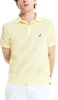 Nautica Classic Short Sleeve Solid Performance Deck Polo - Breathable