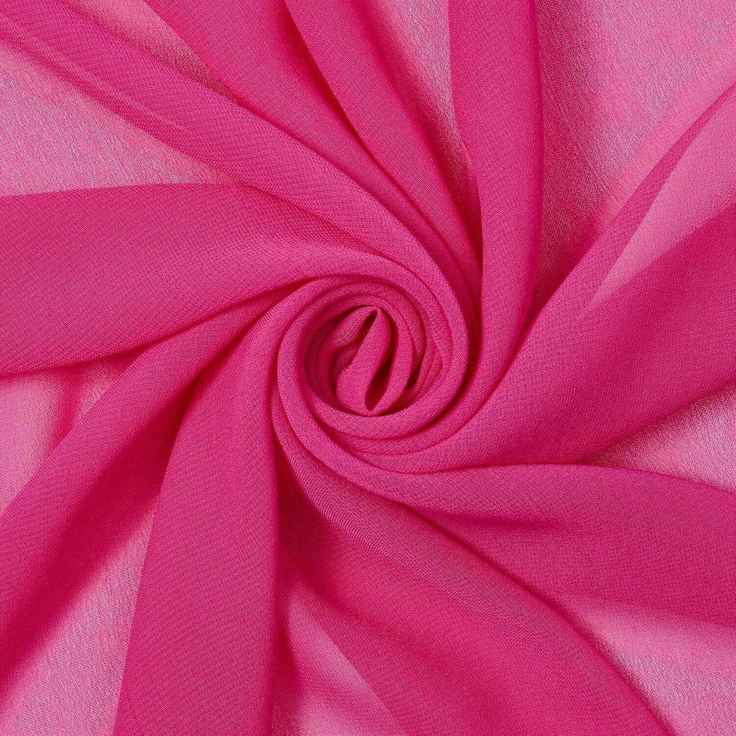 Polyester Chiffon Sheer Lightweight Fabric for Apparel & Decor