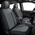 Seat Covers Custom Fit Toyota Tacoma 2005-2023 Double/Crew Cab - Black
