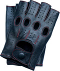 Riparo Fingerless Leather Gloves for Men - Durable Biker Grip