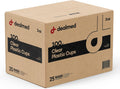 Disposable Plastic Cups 3 oz Case of 2500 - Professional, Recyclable