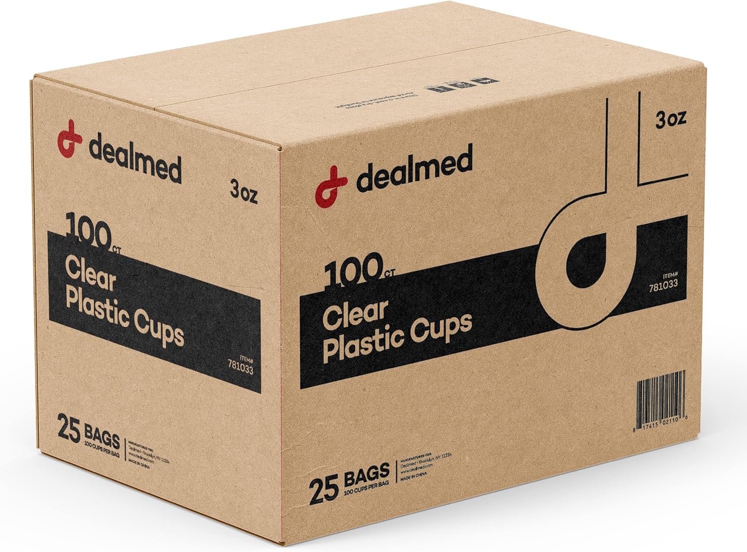Professional 3 oz Disposable Plastic Cups for Healthcare Use