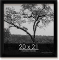 wallsthatspeak 20x21 Black Picture Frame for Posters and Puzzles