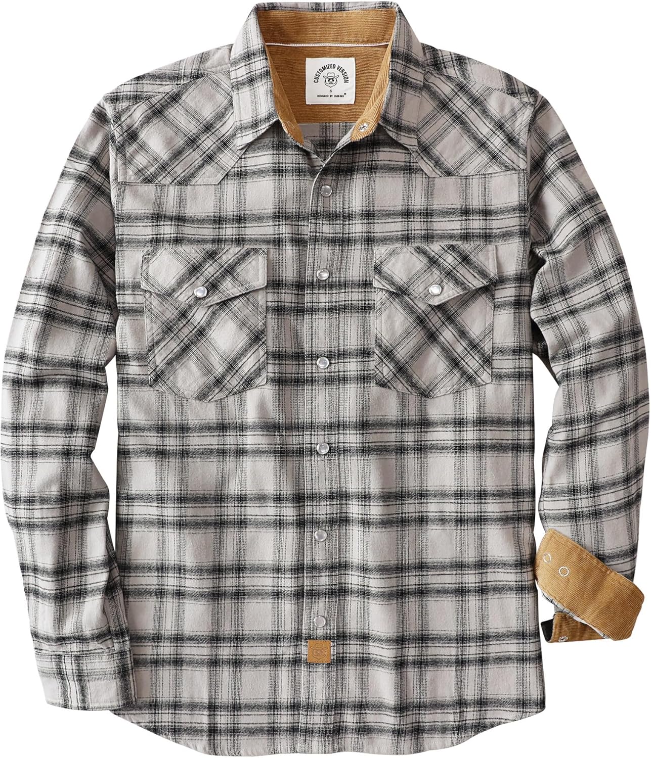 Dubinik Flannel Shirt for Men - Cozy Vintage Cowboy Plaid