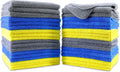 POLYTE Premium Microfiber Cleaning Towel 16x16 in 36 Pack - Soft