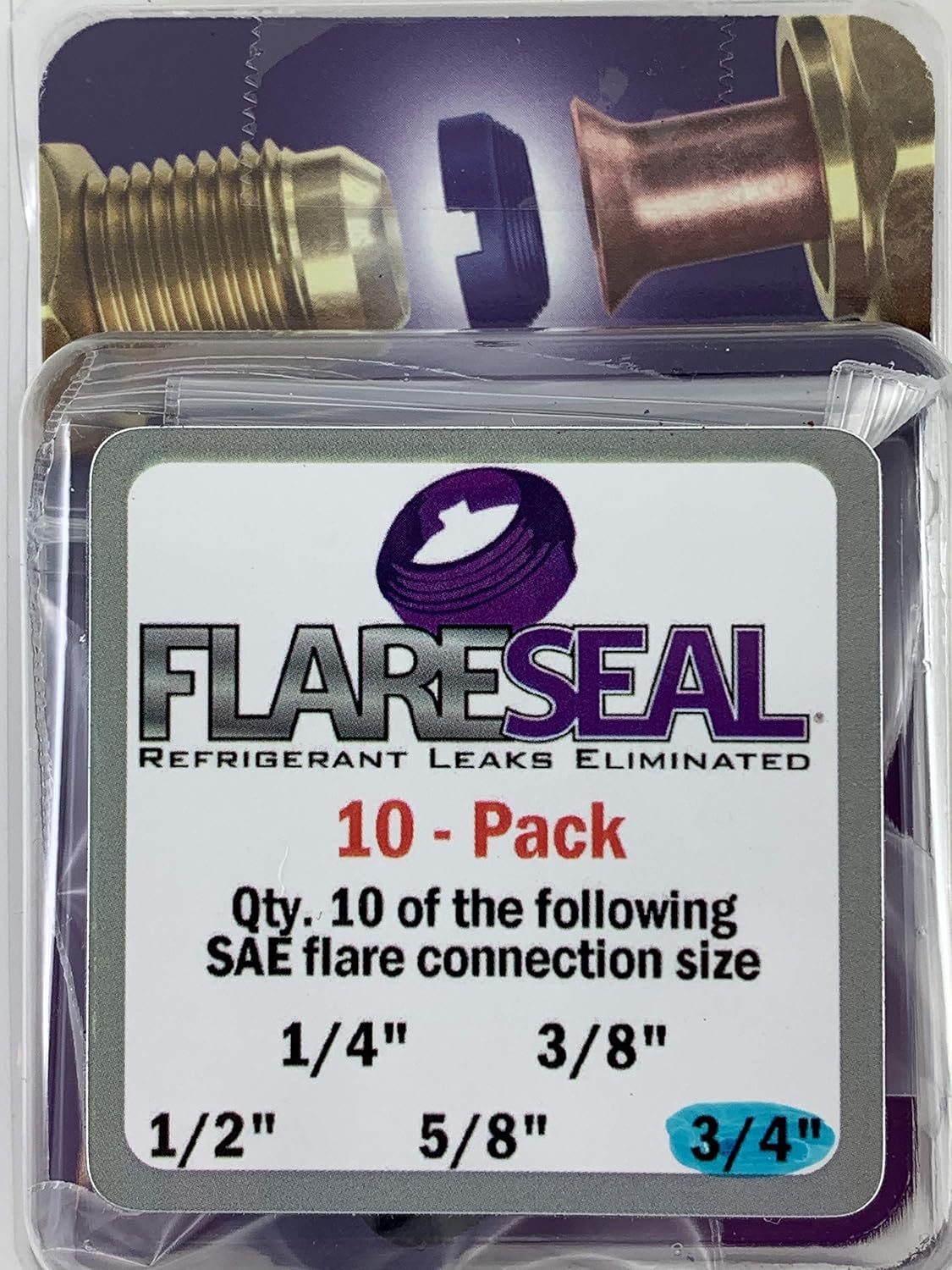 3/4in Leak Free SAE Flare Connections for HVAC and Refrigeration
