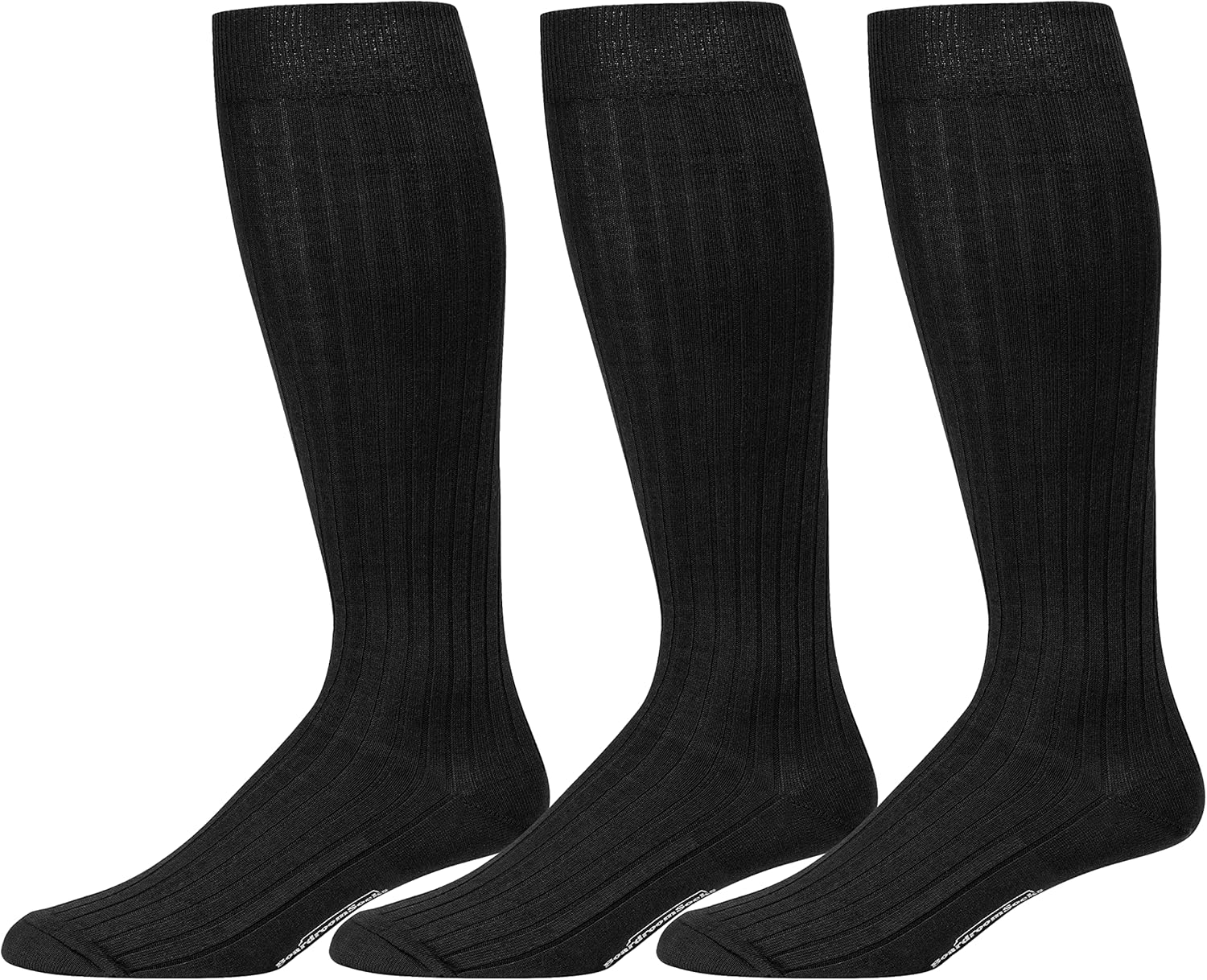 Cotton Dress Socks for Men - Classic Over the Calf Style