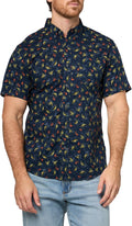 Mens Printed Baja Shirt for Men - Lightweight Cotton Classic