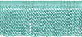 Bullion Fringe Trim 2 1/2 in Aquatic Blue 10 Yard Pack - Elegant