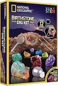 NATIONAL GEOGRAPHIC Birthstone Dig Kit - 12 Genuine Gems