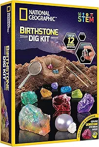 NATIONAL GEOGRAPHIC Birthstone Dig Kit - Exciting Science Fun