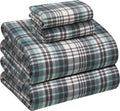 RUVANTI Flannel Sheets Queen Size - Soft, Deep Pocket 16in Fit