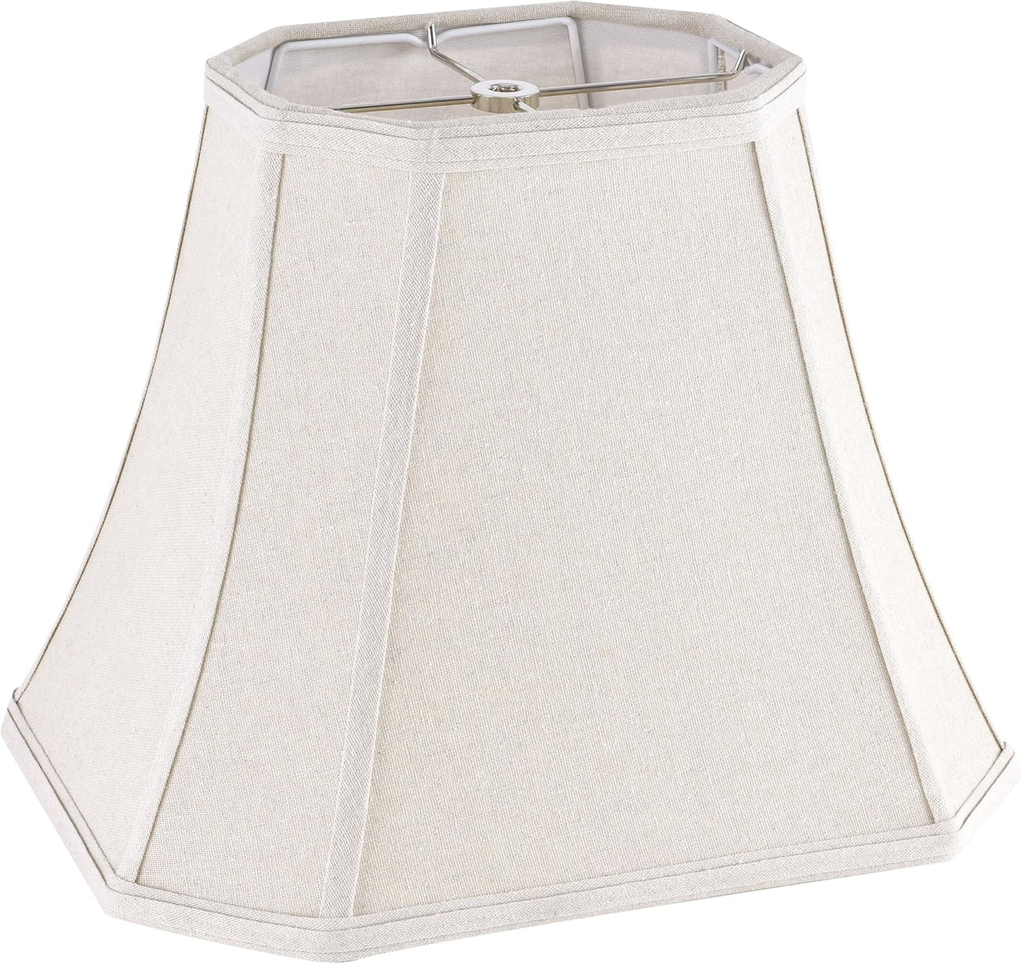 GO&SO Square Cut Corner Lampshade for Modern Table Lamps