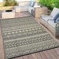 Garvee Outdoor Rugs 5x8 Patio Mat - Waterproof, Reversible Deck Rug