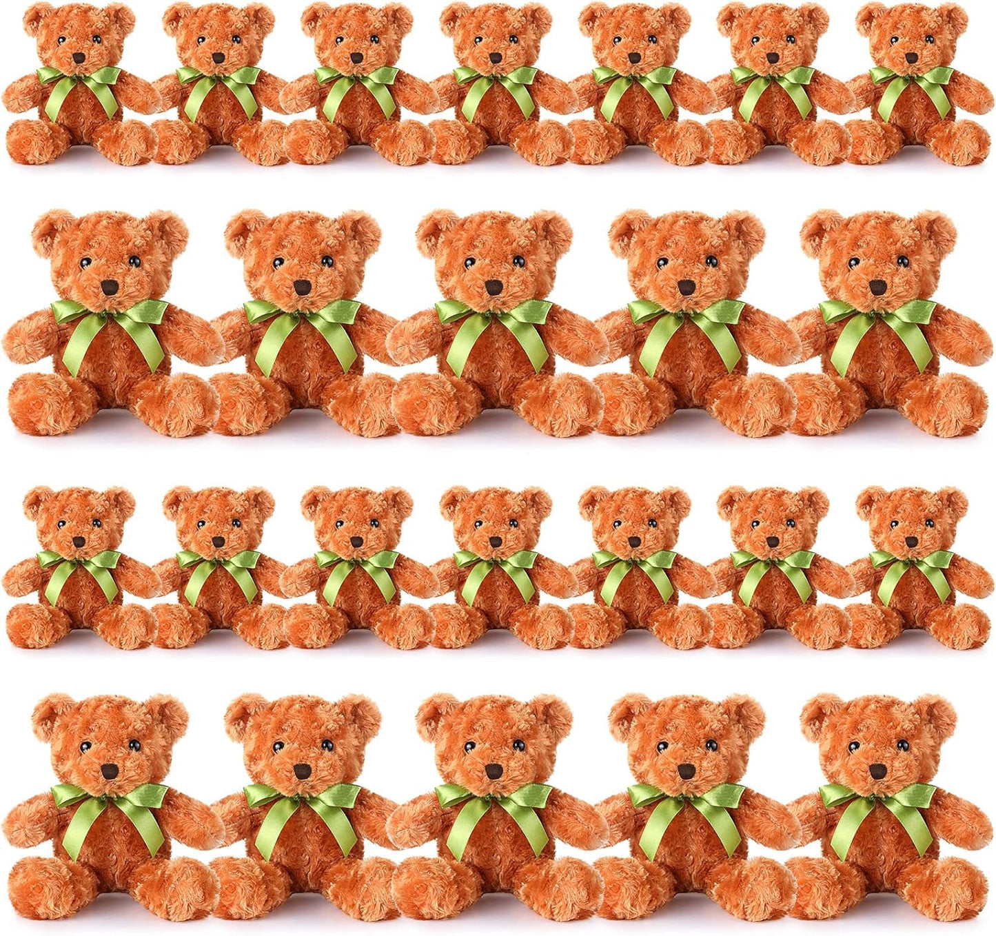 24 Pcs Bear Plush Stuffed Animals for Baby Shower Gifts