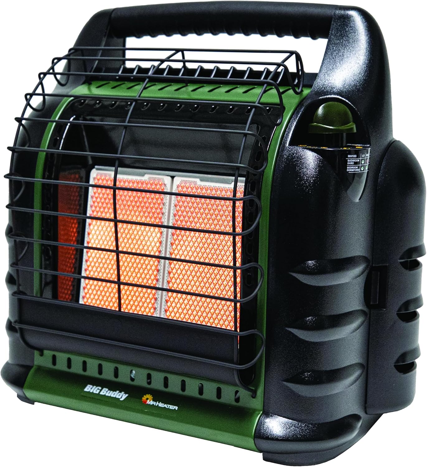 Portable Green Big Buddy Heater - 4,000-18,000 BTU