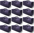 12 Pack Heavy Duty Extra Large Moving Bags W/Backpack Straps - Space