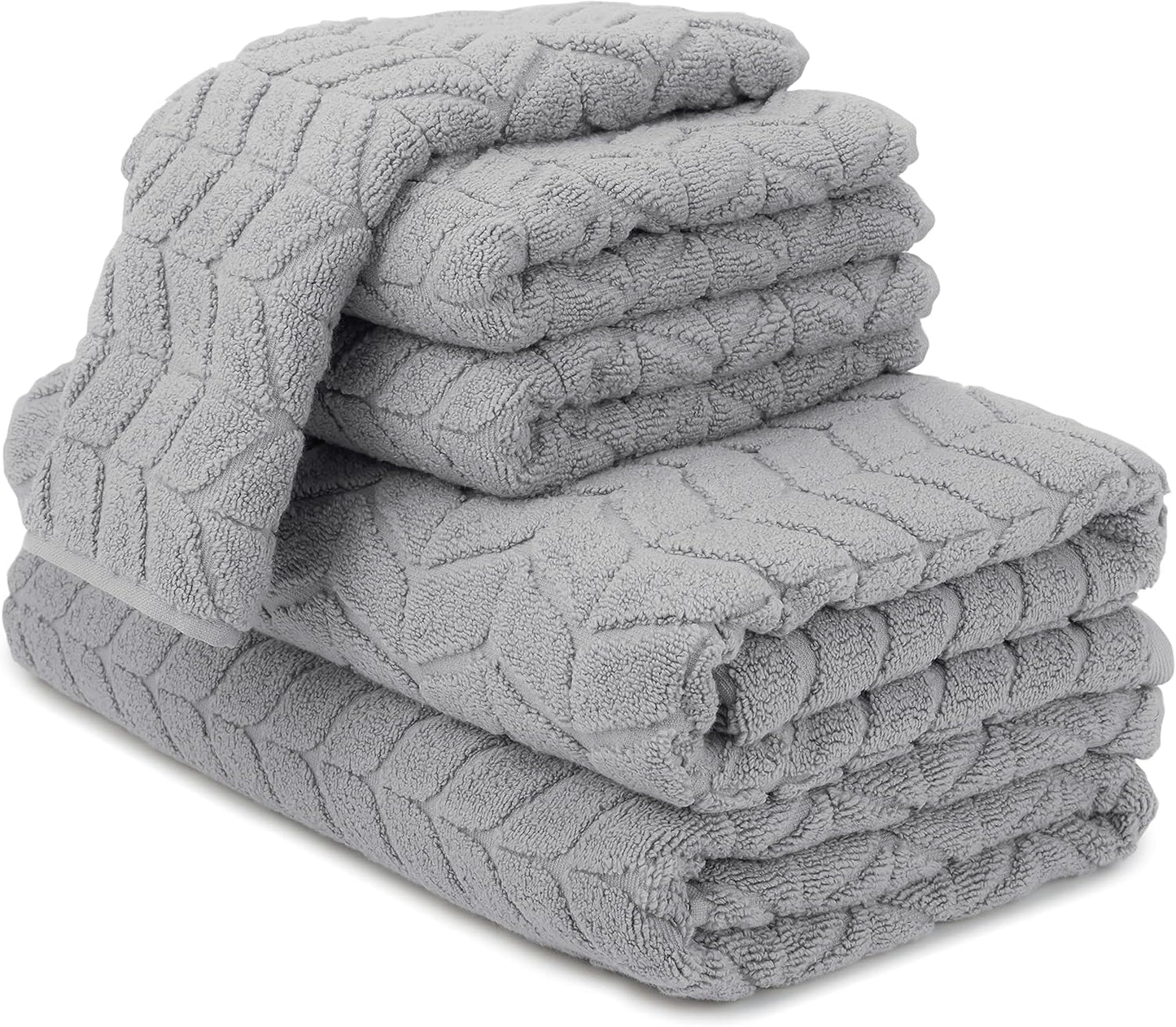 Ultra Soft Luxury Bath Towels Set - 700 GSM Cotton Towels