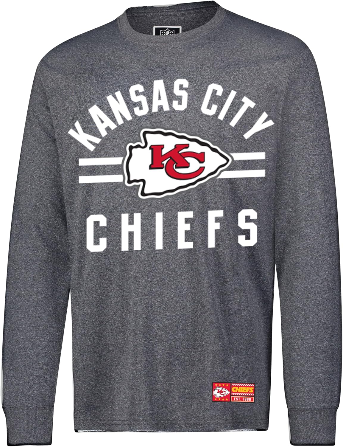 Ultra Game Youth NFL Official Super Soft Long Sleeve T-Shirt