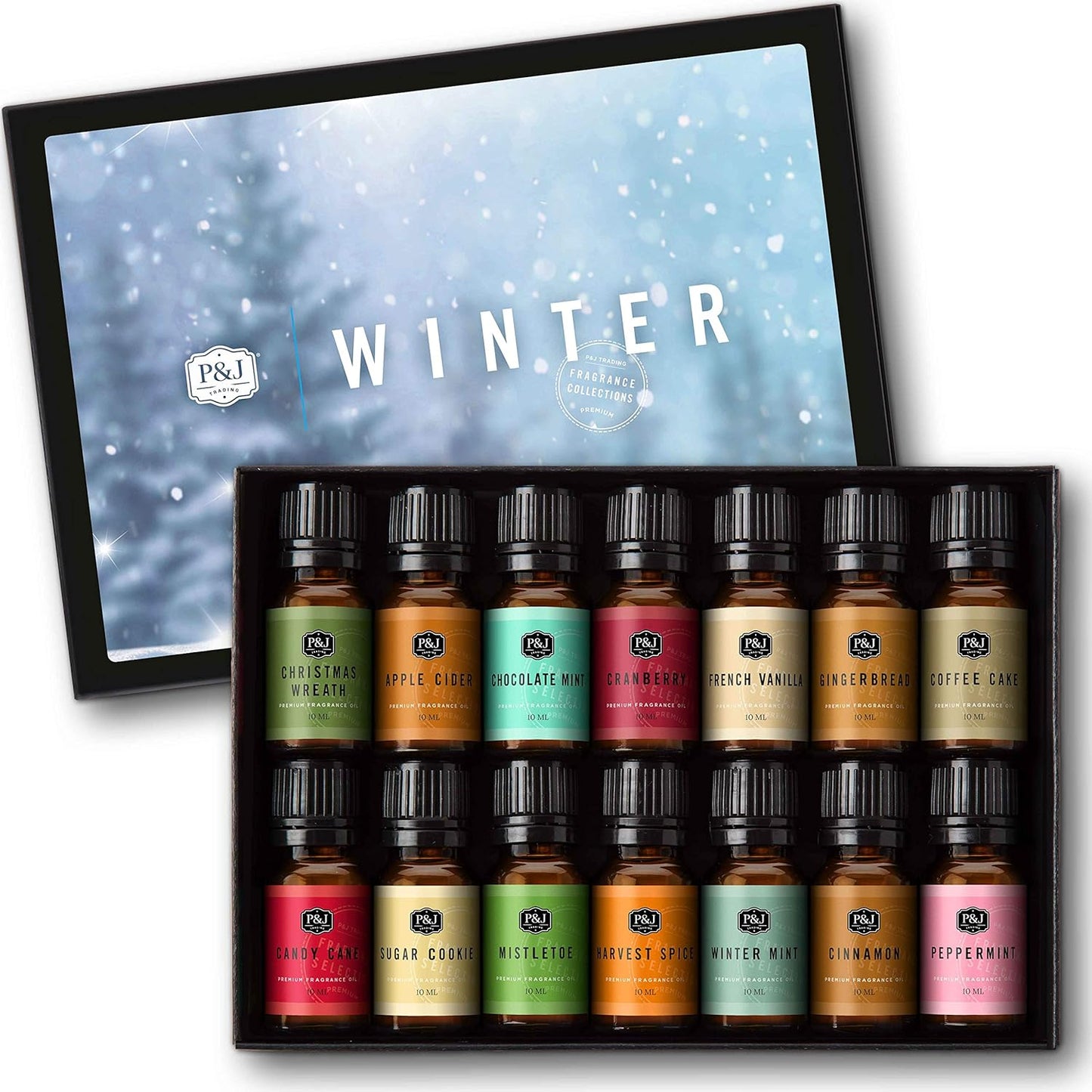 P&J Trading Fragrance Oil Winter Set for Candle Making and More