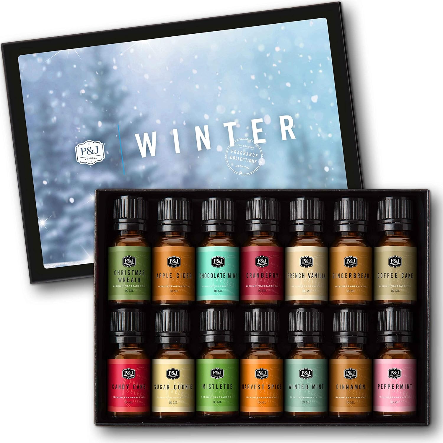P&J Trading Fragrance Oil Winter Set for Candle Making and More