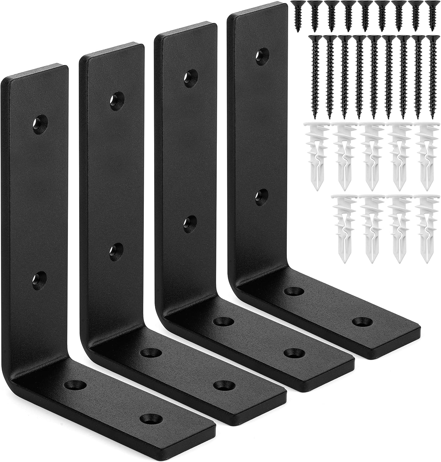 Premium Heavy-Duty Shelf Brackets for Rustic Industrial Decor