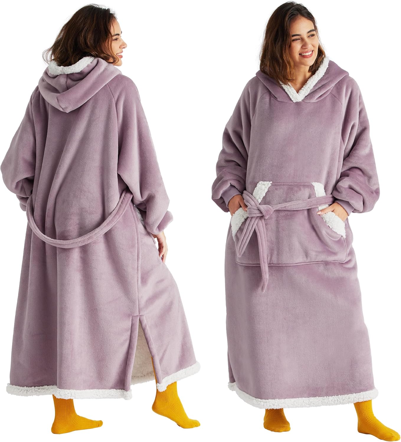 Bedsure Wearable Blanket Hoodie for Cozy Comfort and Style