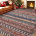 8x10 Area Rugs for Living Room - Washable Moroccan Design