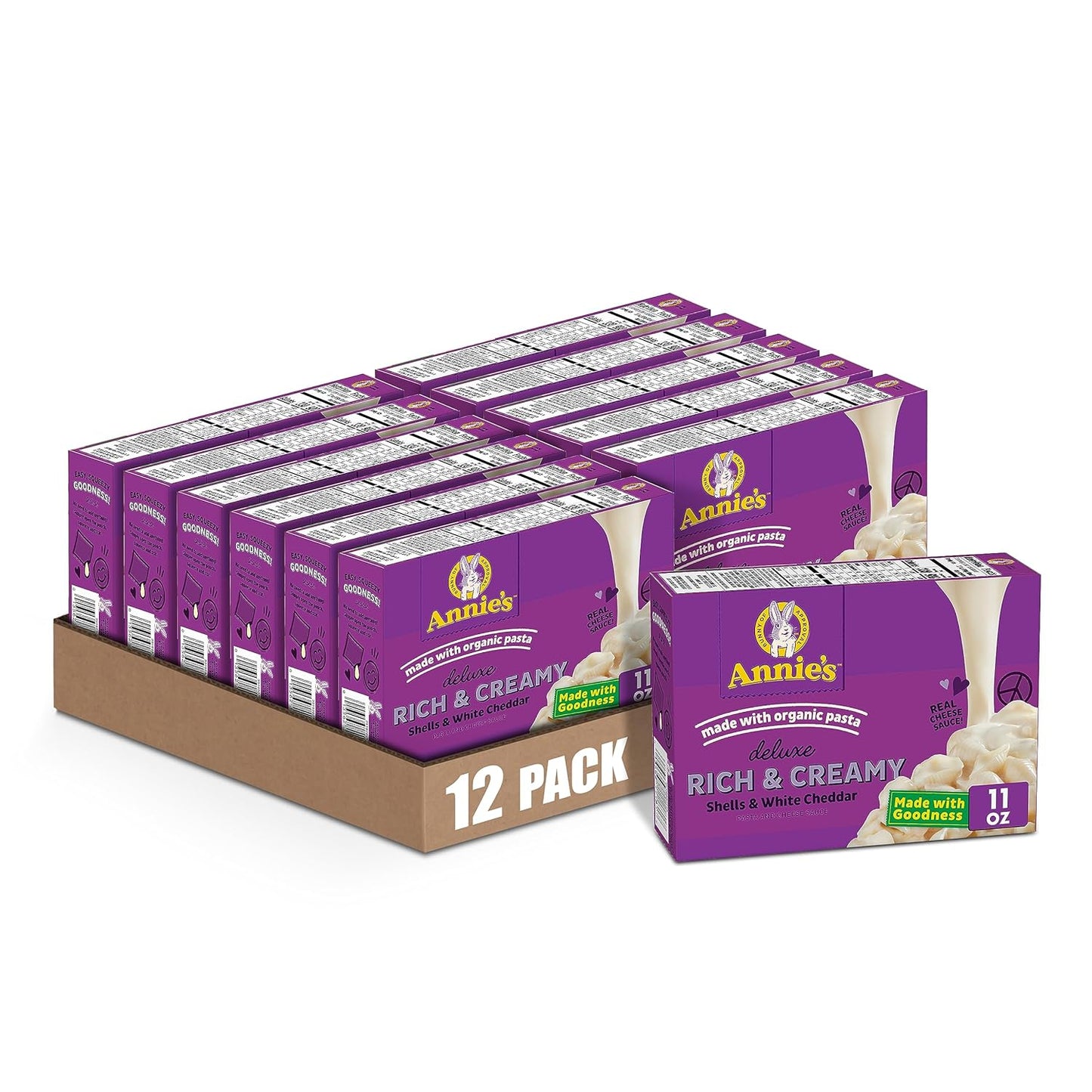 Annie's Deluxe Macaroni and Cheese with Organic Pasta and Cheddar