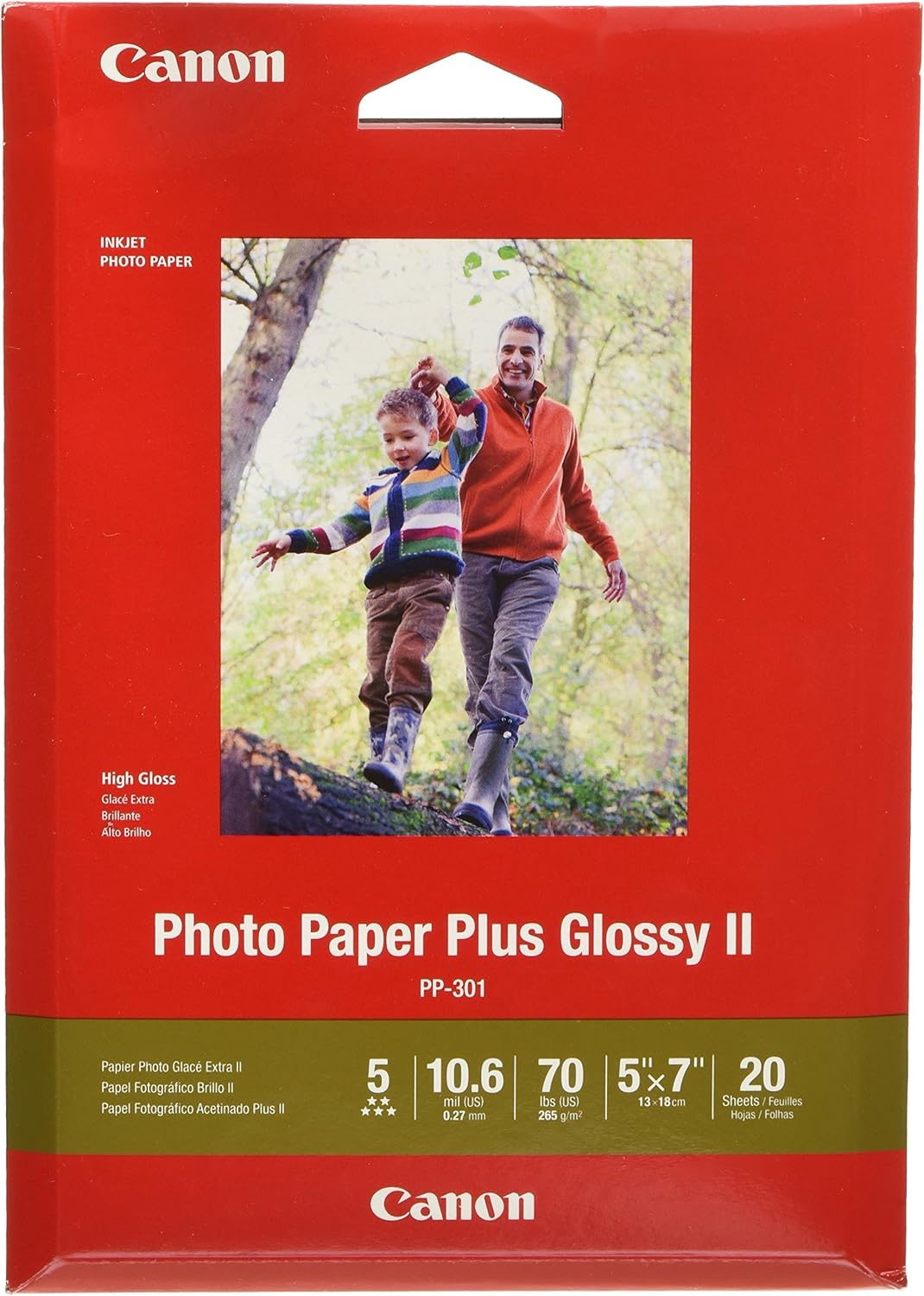 Canon Glossy Photo Paper 5x7 - 20 Sheets