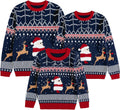 Curipeer Ugly Family Matching Christmas Sweaters - Festive Knit Men's