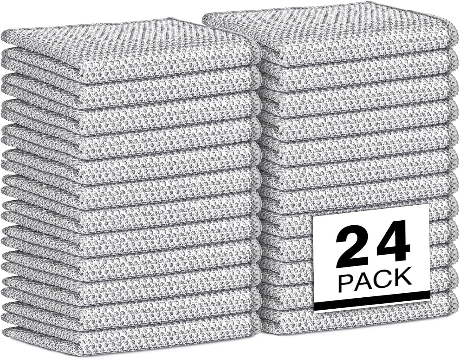 AIDEA Steel Scrubber Cleaning Pads - Non Scratch Dishcloths for Cookware & Dishes