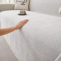 Non Slip Couch Cover 91ftx134ft for Oversized Sofa - Pet Protector