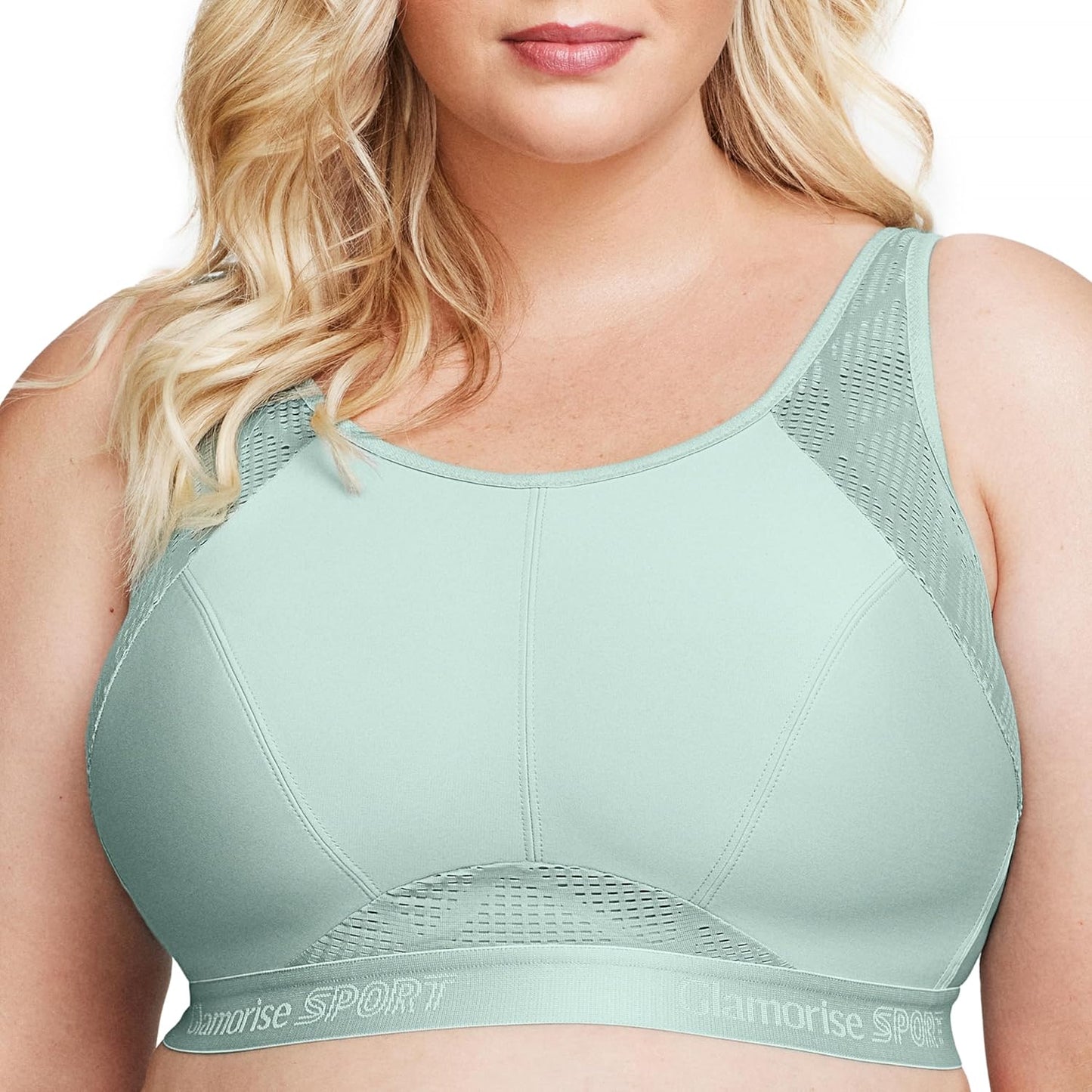 Glamorise Women's Plus Size No-Sweat Mesh Sports Bra Review
