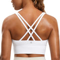 CRZ YOGA Strappy Sports Bra - Medium Impact Support