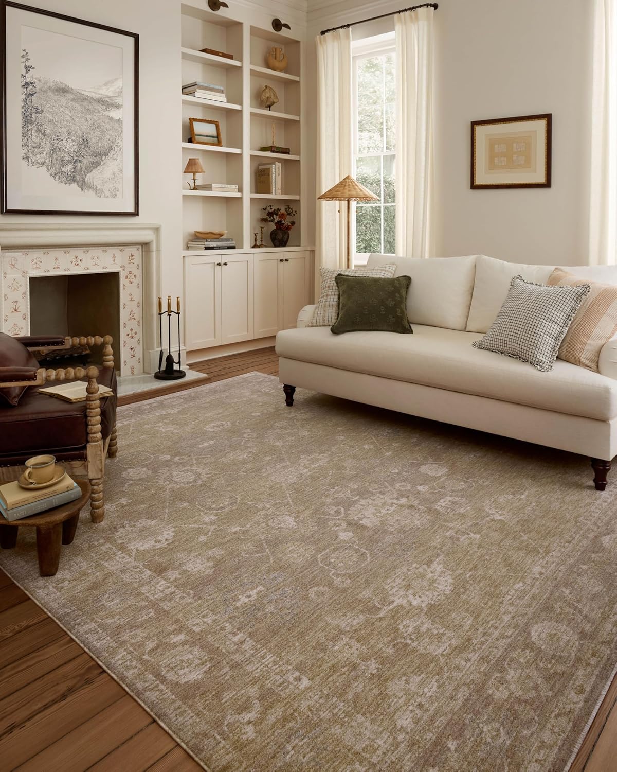 Vintage-Style Area Rug from Chris Loves Julia Louisa Collection
