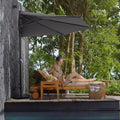 Patio Half Umbrella 11 ft for Wall & Balcony - Space-Saving Shade