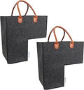 Stair Basket with Handles - Premium Felt Storage Organizer