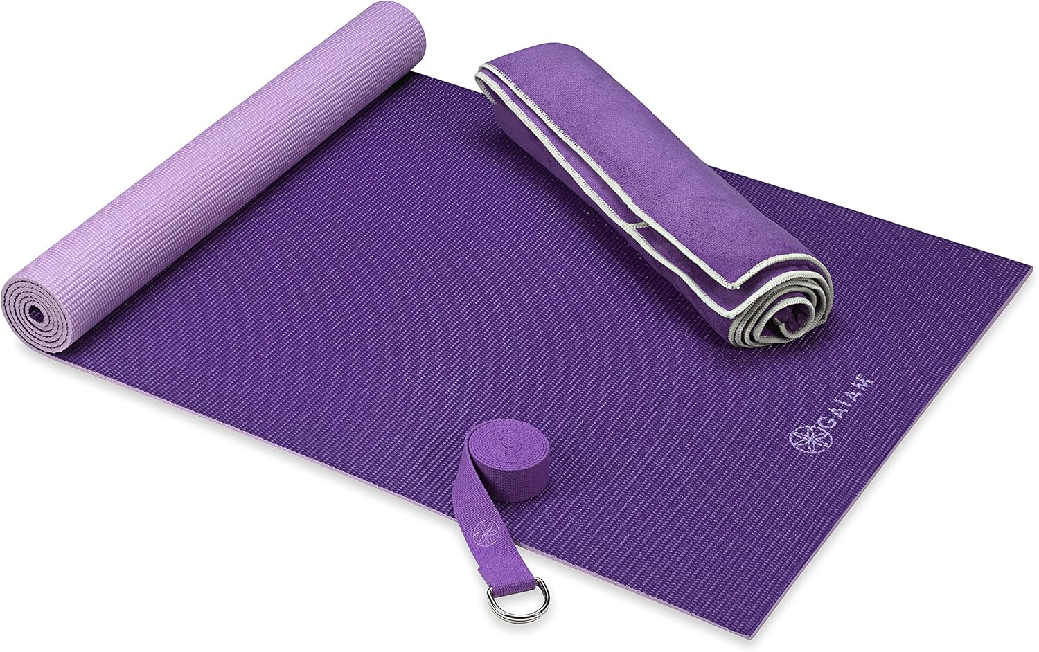 Gaiam Hot Yoga Kit | Complete Set for Ultimate Comfort