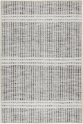 Dash and Albert Malta Grey Machine Washable Rug - Durable Low-Profile
