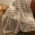 Bedsure GentleSoft Fluffy Faux Fur Throw Blanket - Cloud-Like Cozy
