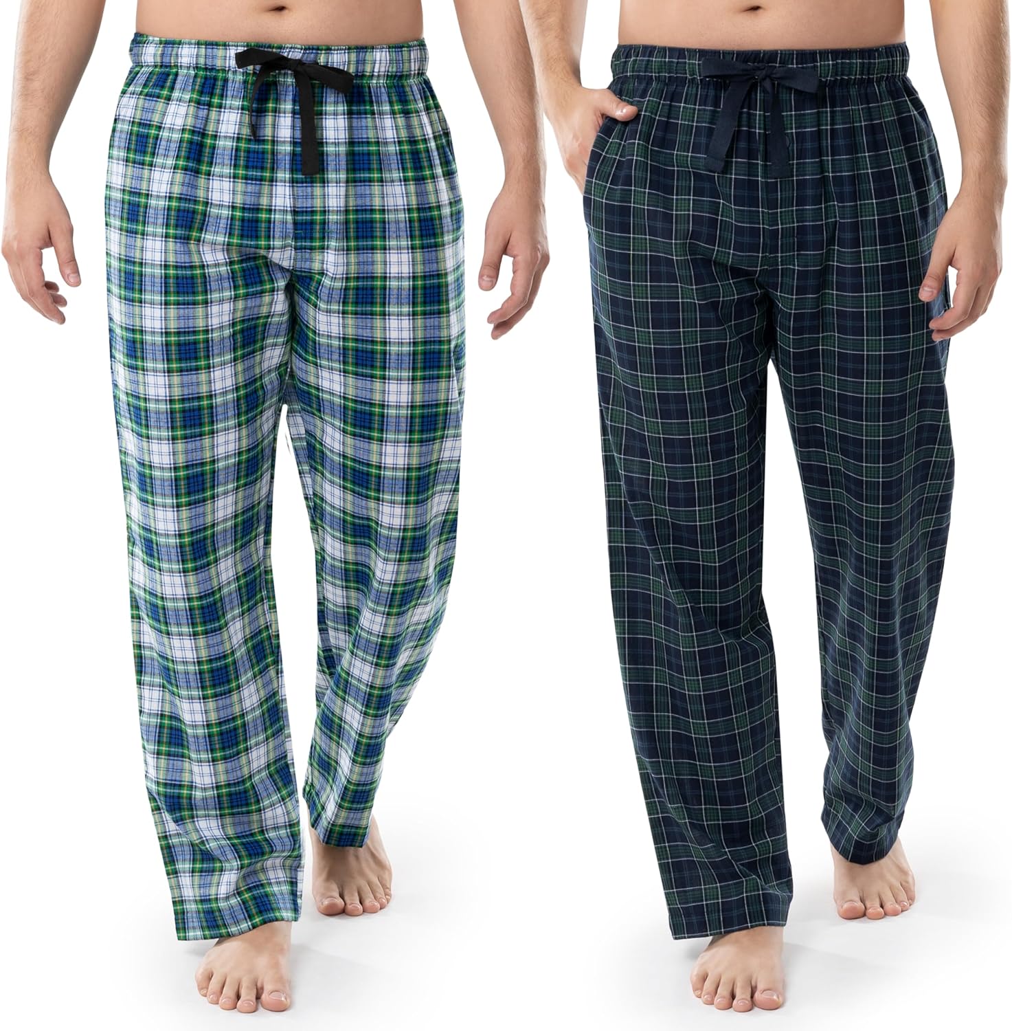 Fruit of the Loom Broadcloth Woven Sleep Pajama Pant Set