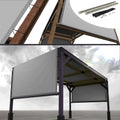 Pergola Sun Shade Canopy 11ft W x 30ft L Grey - 95% UV Blockage